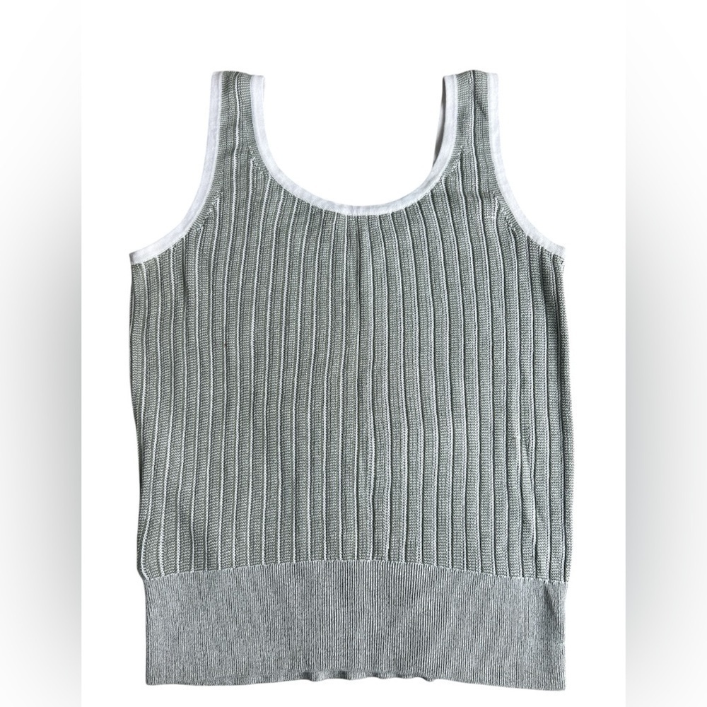 Rag & Bone The Essential Rib Scoop Neck Tank